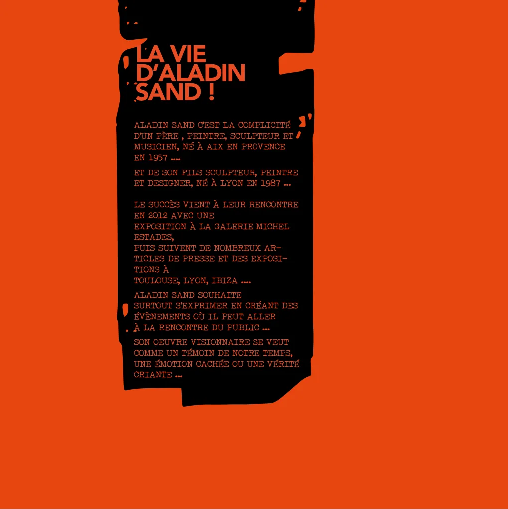 La vie d’Aladin Sand — biographie originale du book
