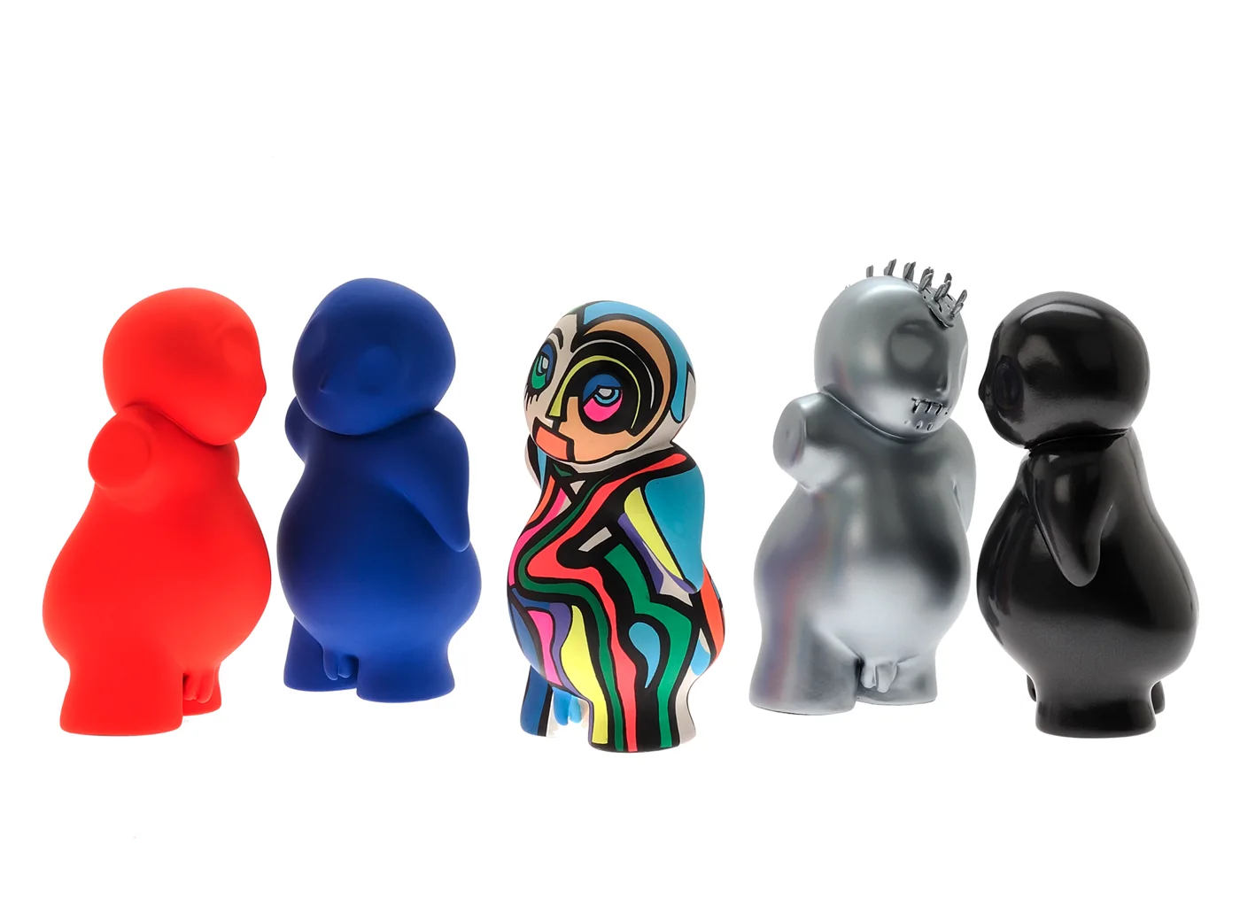 Sculptures HTAP — cinq modèles colorés Aladin Sand